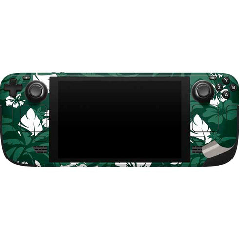NFL New York Jets Tropical Print Steam Deck Handheld Gaming Computer Skin